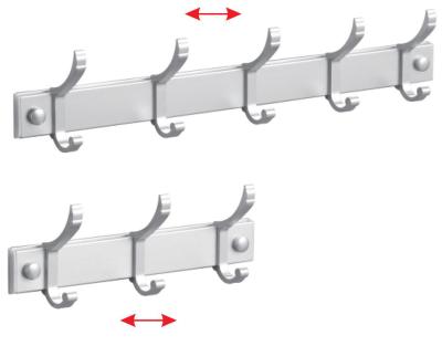 China Heavy Duty Stainless Steel Bathroom Hooks , Wall Mounted Coat Hooks Multifunctional for sale