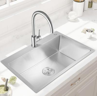 China Rectangular 27 Inch Kitchen Sink , Top Mount Workstation Sink Stainless Steel 304 Material for sale