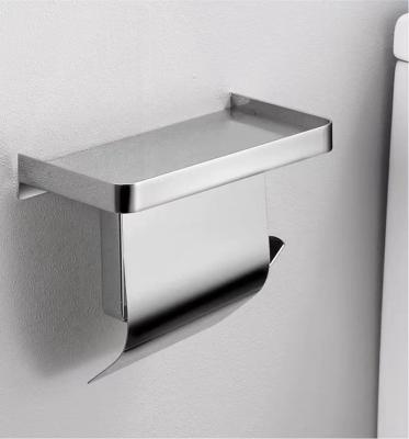 China Waterproof Wall Mounted Toilet Paper Holder , 304 Stainless Steel Toilet Tissue Dispenser for sale