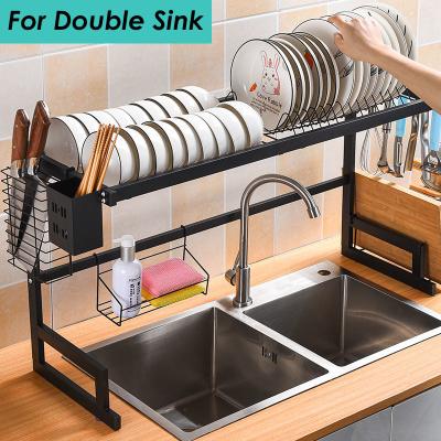 China Multifunction Stainless Steel Over The Sink Drying Rack 470mm Height 850mm Width for sale