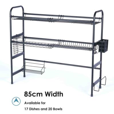 China ODM Stainless Steel Over The Sink Drying Rack 85cm Width 800mm Height for sale