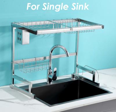 China Rustproof Over The Sink Drying Rack Stainless Steel Material 520mm Height For Chopsticks for sale
