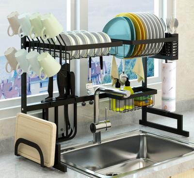 China Flexible Adjustable Kitchen Rack for Dish Drying OEM 85x30x52cm for sale