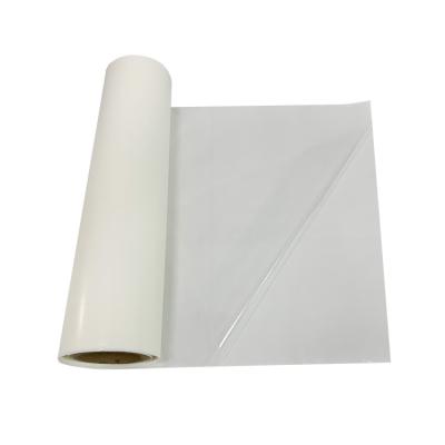 China Transparent PES Hot Melt Adhesive Film 0.05-0.15mm Thickness With Release Paper for sale