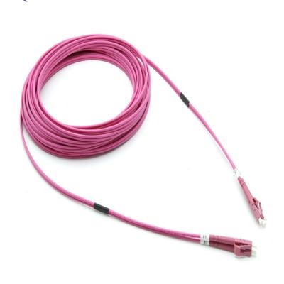 China FTTH Product Multiple Mode OM4 Patch Cable LC To LC Low Insertion Loss for sale