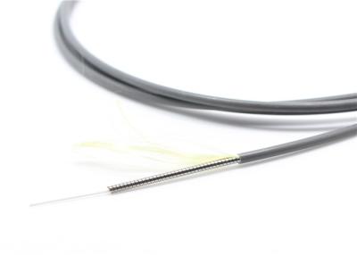 China Simplex 3mm Gray Fiber Optic Indoor Cable With Excellent Mechanical Performance for sale