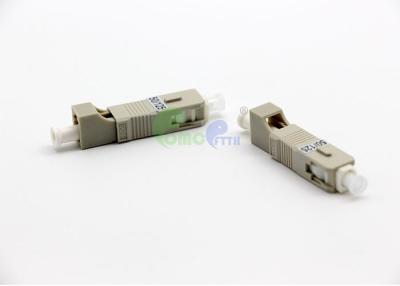 China Convertidor a una cara LC al adaptador 50/125 con varios modos de funcionamiento de la fibra del SC para los paneles de remiendo en venta