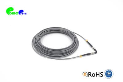 China Simplex Optical Fiber Patch Cable SMA 905 - SMA 905  Multimode OM1 62.5 / 125 OM2 50 / 125 PVC Grey Fiber Jumper for sale