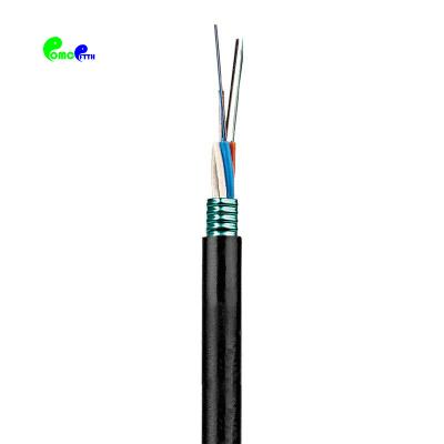China GYTS Fiber Optic Cable Underground GYTS PSP Steel Tape Armoured Single Mode for sale