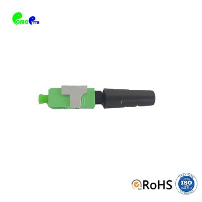 China Singlemode Fiber Optic 3.0mm FTTH Products SC APC Fast Connector for sale