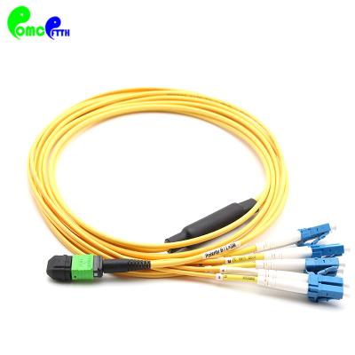 China 8F 40G MPO Trunk Cable Hareness Fiber Optic Cable Singlemode for sale