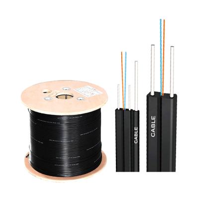 China Outdoor Steel Wire FTTH Fiber Optic Drop Cable LSZH Self Support for sale