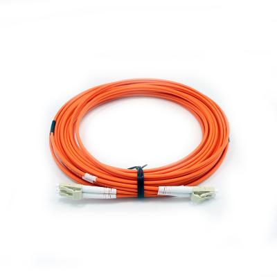 China Duplex Multimode Fiber Optic Patch Cord 62.5 / 125 OM1 LC UPC - LC UPC for sale