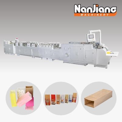 China HD-180 200mm Paper Converter Machine 50-90pcs/Min Sheet Fed Square Bottom Paper Bag Machine for sale