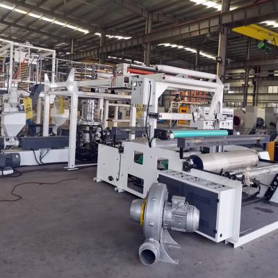 China Máquina de extrusión de película soplada de 3 capas de ABC LDPE HDPE para la venta en venta