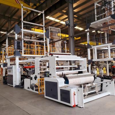 China HDPE Multilayer Blown Film Extrusion Machine Line  Co Extrusion Blown Film for sale