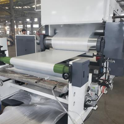 China Máquina de laminado térmico de tela de fibra de vidrio y papel de aluminio en venta