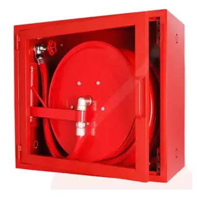 China Safety Fire Hose Reel Box For 1 Inch 30m Water Fire Hydrant Extinguisher for sale