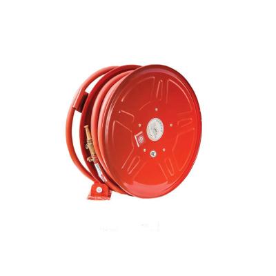 China Retractable Fire Fighting Hose Reel Fire Fighter Water Hose With Reel for sale