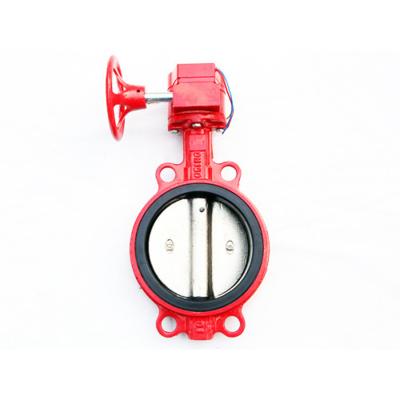 China UL FM Grooved End Butterfly Valves Manual Fire Valve DN50-DN200 for sale