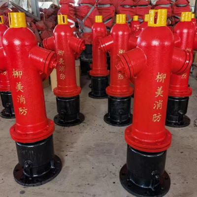 China Outdoor Pillar Type Fire Hydrant Cast Iron Fire Suppresshion Equipment Accessories for sale