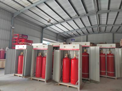 China Gas Fire Extinguisher System UL CE Electric Hanging Type FM200 for sale