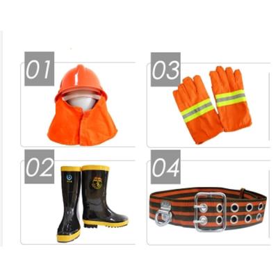 China Waterproof Firefighting Safety Equipment Firemen Suit Flame Retardants Overall for sale