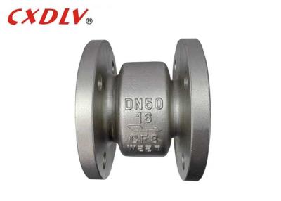 China DN50 DN80 Muffler Flange End Vertical Check Valve for sale