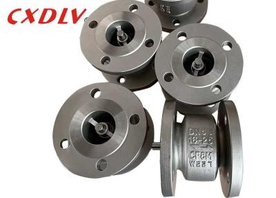China CF8 Vertical Silence Type  Spring Loaded Flange End Stainless Steel Check Valve for sale