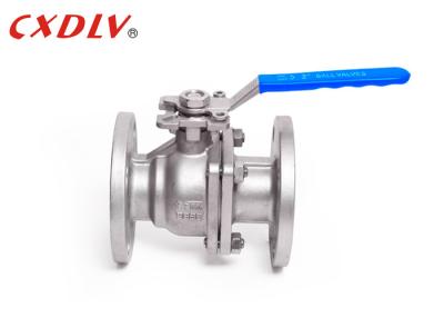 China DIN Double Flanged Ball Valve ISO5211 Pad with Handle or Actuator for sale