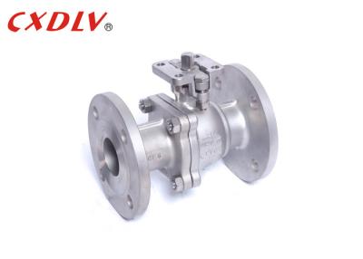 China Electric Actuator Direct Mounting SS Ball Valve Flange Type Nominal Size DN50 ~ DN200 for sale