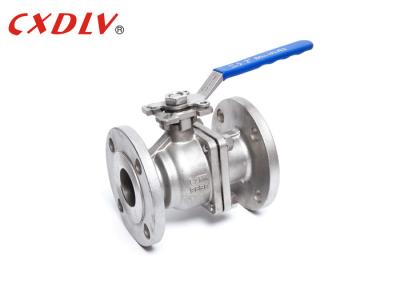 China RF CF8 CF8M WCB Double Flange Floating Ball Valve Split Body Control Valve for sale