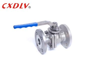 China PN16 Stainless Steel Flanged Ball Valve DN50 Handle SS304 SS316 WCB for sale