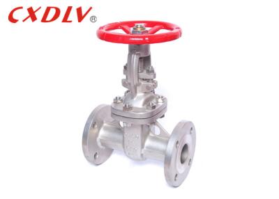China Metal Seated Flanged Gate Valve Stainless Steel CF8 / CF3 For Gas Oil for sale