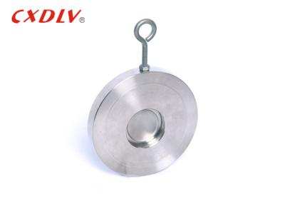 China Thin Type Single Disc Wafer Check Valve One Way Cast Steel Quick Closing for sale