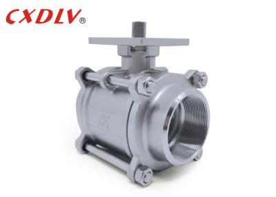 China 1 Inch Threaded Ball Valve NPT Female With Lock Device Stainless steel Valves for sale