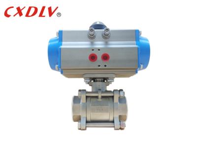 China Two Way Stainless Steel 304 Pneumatic Control Valve with Actuator for Water for sale