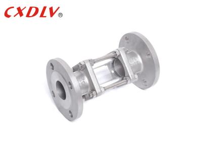 China Pipeline Industrial Stainless Steel Sight Glass Liquid Flow Meter CF8 CF8M for sale