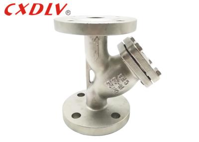 China Water Pump Y Type Strainer Stainless Steel Material Double Flange Ends for sale