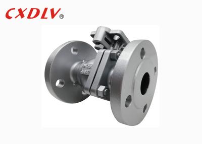 China 2-Split Body Stainless Steel Ball Valve RF Flanged Typed Floating Ball Valve for sale