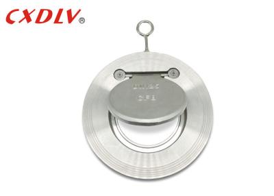 China Durable Single Swing Spring Wafer Check Valve Stainless Steel CF8 PN16 Metal Seat for sale