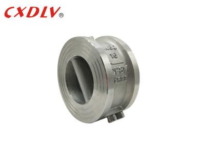 China PN16 Double Plate Check Valve Butterfly Swing Wafer Metal Seat Durable For Drain for sale