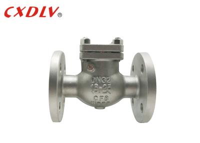 China CF8/CF3 Flange Ends One Way DN300 Swing Check Valve for sale