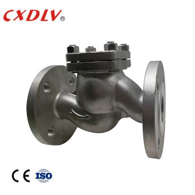 China DN50 DN80 DN100 Stainless Steel Globe Stop Lifting Check Valve Flange Connection Style for sale