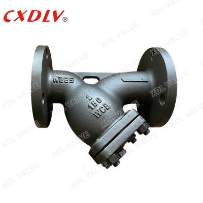 China Carbon Steel Flanged Ends	Y Strainer Valve With Mesh 80 PN16 RF for sale