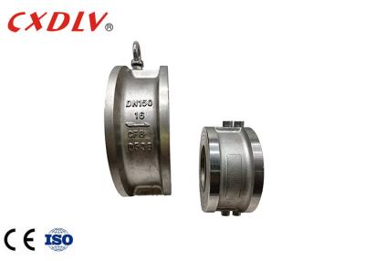 China DIN3202 PN16 Dual Plate Wafer Check Valve Non Return CF8 Body DN600 for sale