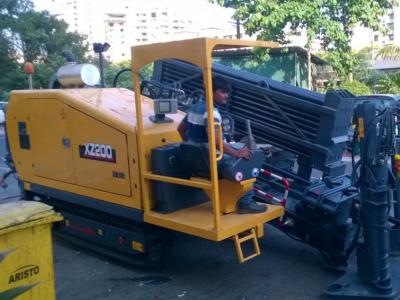 China Narrow Space Pipe Laying Mini HDD Machine 2200r/Min Horizontal Directional Drilling Rig for sale
