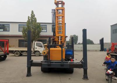 China 260 Meters Pneumatic Drilling Rig Crawler Mounted Water Well Machine Tunnel for sale