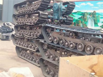 China High Strength Construction Rubber Crawler Track Undercarriage For Transportation for sale