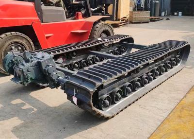 China 20 MT Capacity Rubber Crawler Chassis With Diesel Engine For Industry Machinery zu verkaufen